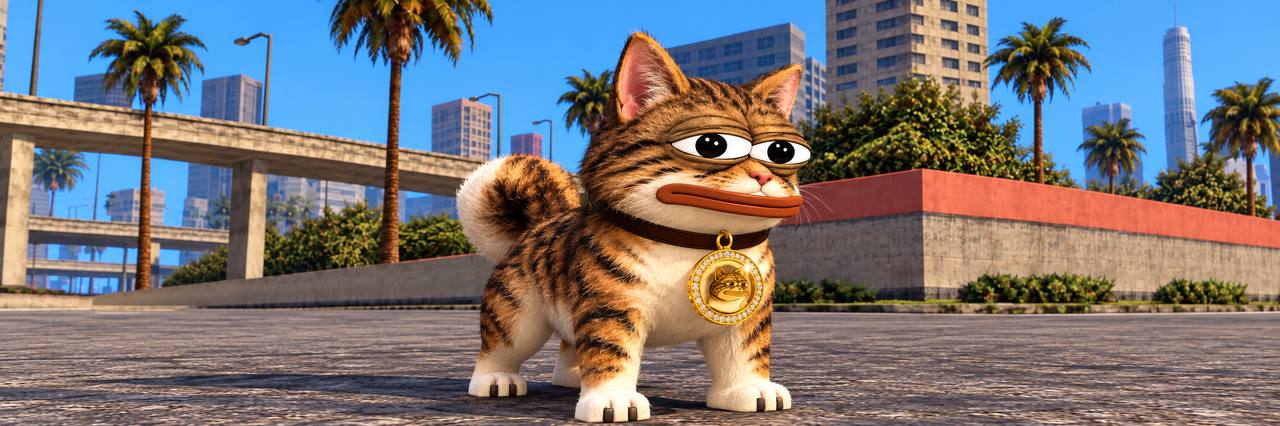 Cate Pepe in full 3D with his gold medallion